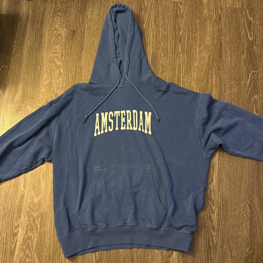 Unisex blue hoodie